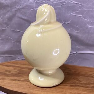 Art Deco Lu-Ray Pastels Single Yellow Salt / Pepper Shaker Replacement